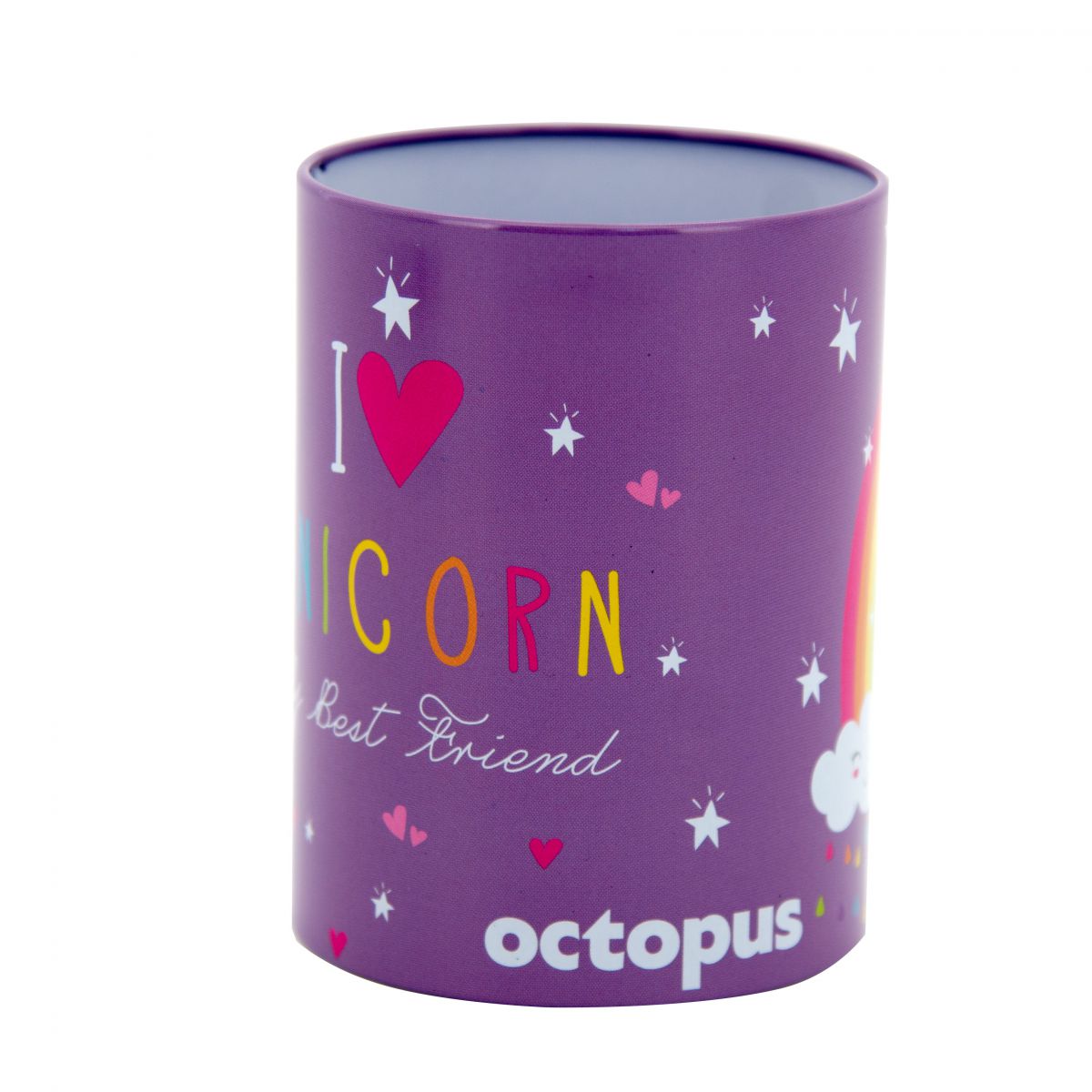 ČAŠA ZA OLOVKE METALNA OCTOPUS UNICORN UNL-1959