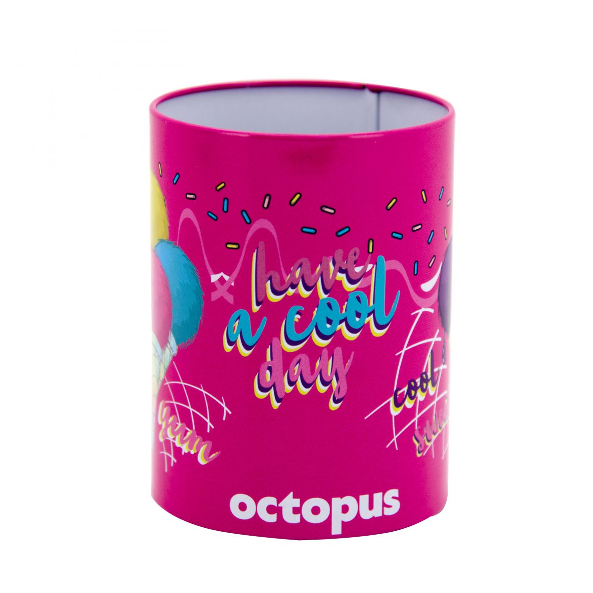 ČAŠA ZA OLOVKE METALNA OCTOPUS ICE CREAM UNL-1960