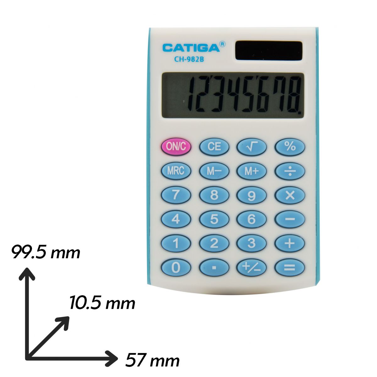 KALKULATOR 8 MESTA CATIGA PLAVI-PINK CH-982