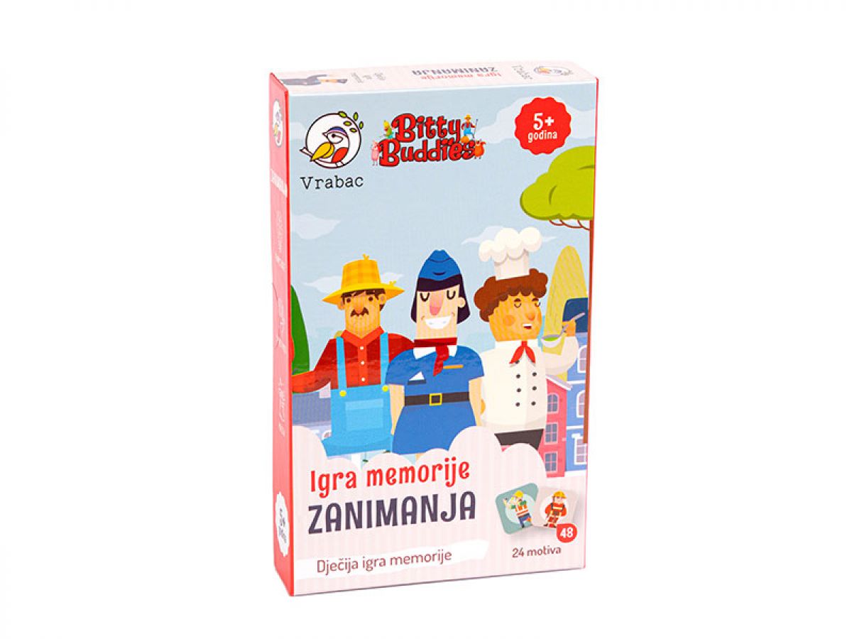 DRUŠTVENA IGRA MEMORIJE ZANIMANJA VRABAC