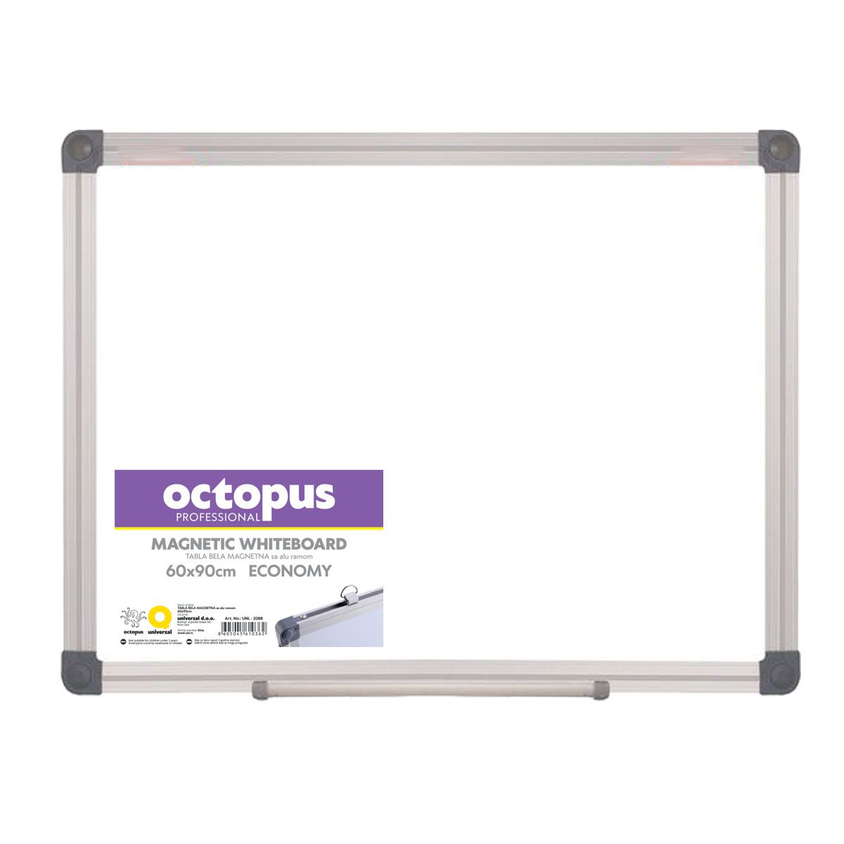 TABLA BELA 60x90cm MAGNETNA ALU-RAM ECONOMIC OCTOPUS UNL-2088