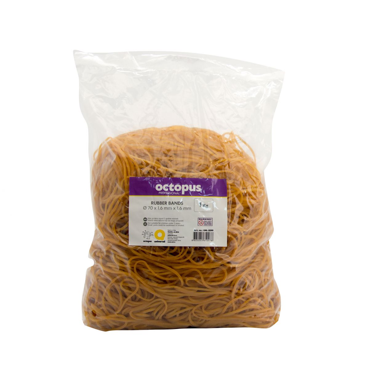 GUMICE ZA AKTA 1KG FI70X1.6MM OCTOPUS UNL-2099