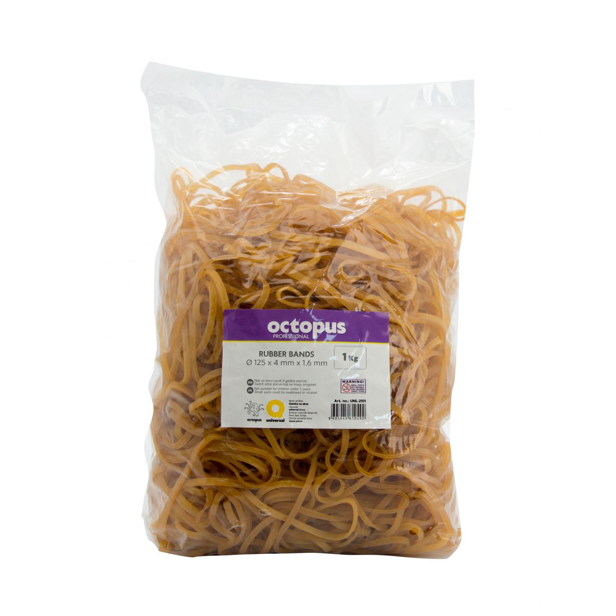 GUMICE ZA AKTA 1KG FI125X4MM OCTOPUS UNL-2101