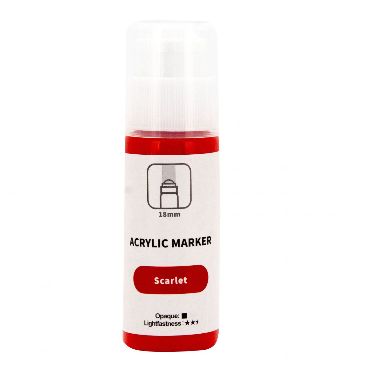 MARKER AKRILNI 60ml SCARLET PA86002 ART