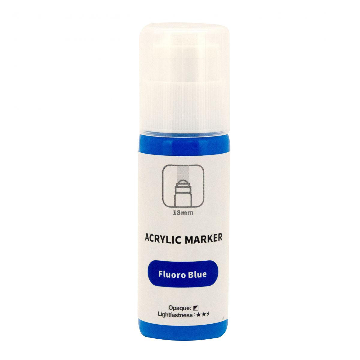 MARKER AKRILNI 60ml FLUO BLUE PA86106 ART