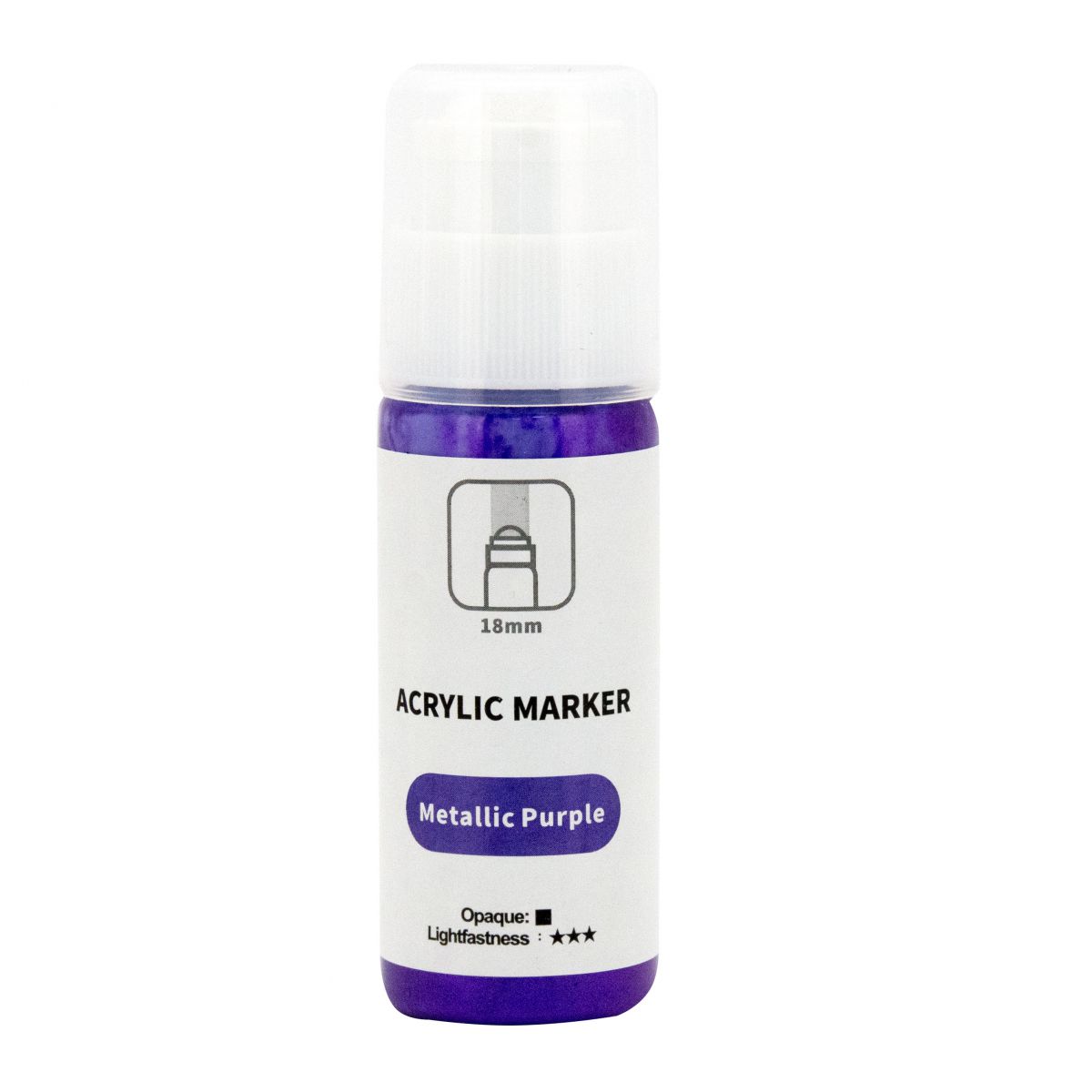MARKER AKRILNI 60ml METALLIC PURPLE PA86811 ART