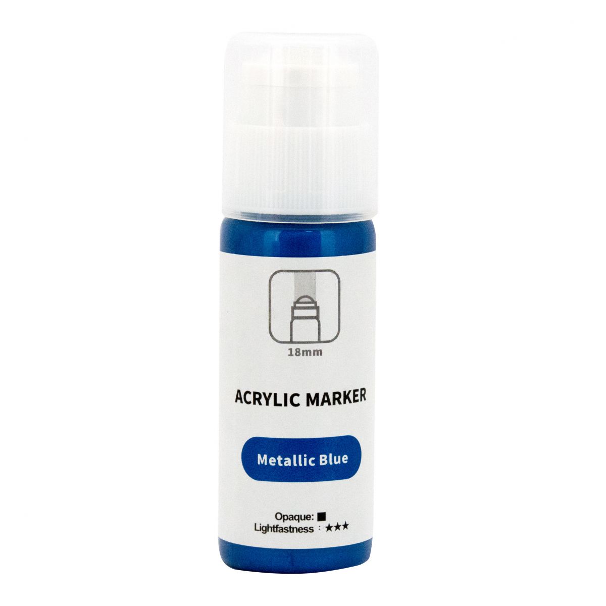 MARKER AKRILNI 60ml METALLIC BLUE PA86813 ART