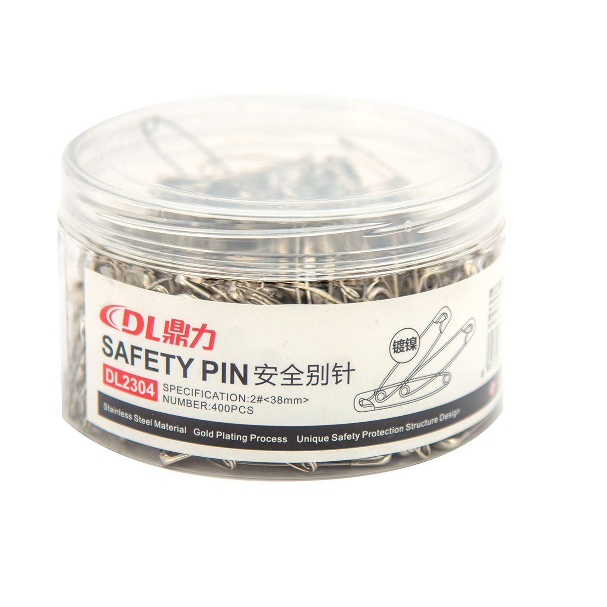 ZIHERNADLE 38MM 400/1 SREBRNE DL2304