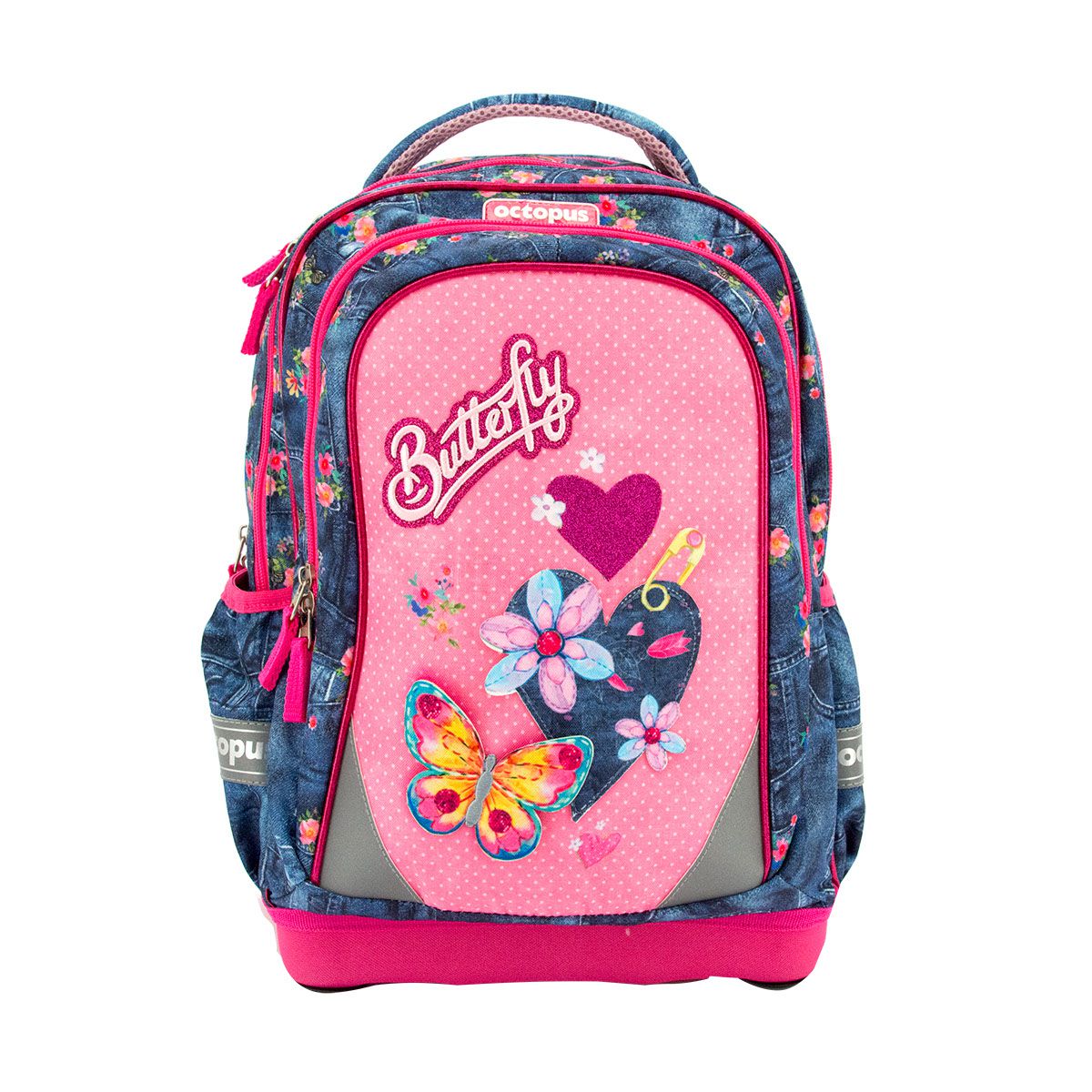 TORBA ŠKOLSKA ANATOMSKA OCTOPUS BUTTERFLY OET2480
