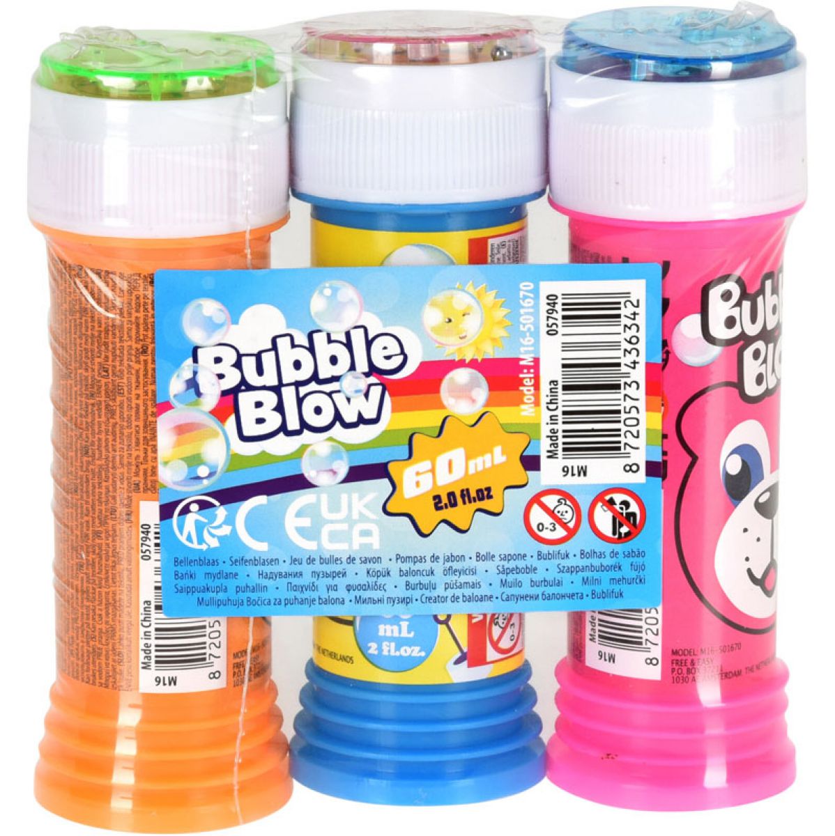 DUVALJKA BALONI 3/1 60ml SET