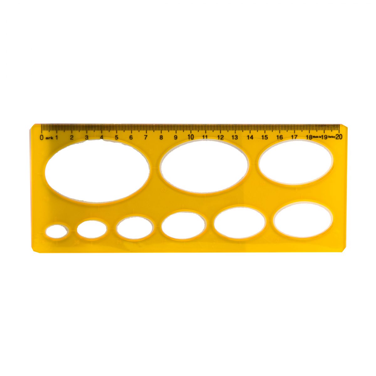 ŠABLON ZA CRTANJE ELIPSA 20CM ARK 054