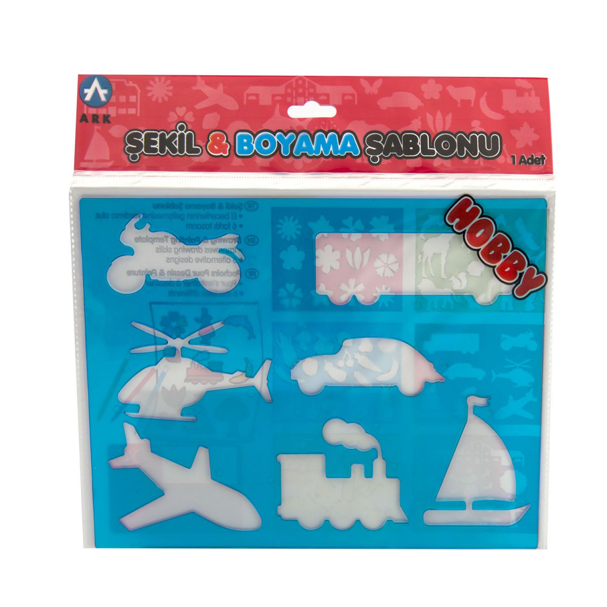 ŠABLON ZA CRTANJE PREVOZNA SREDSTVA ARK 1423