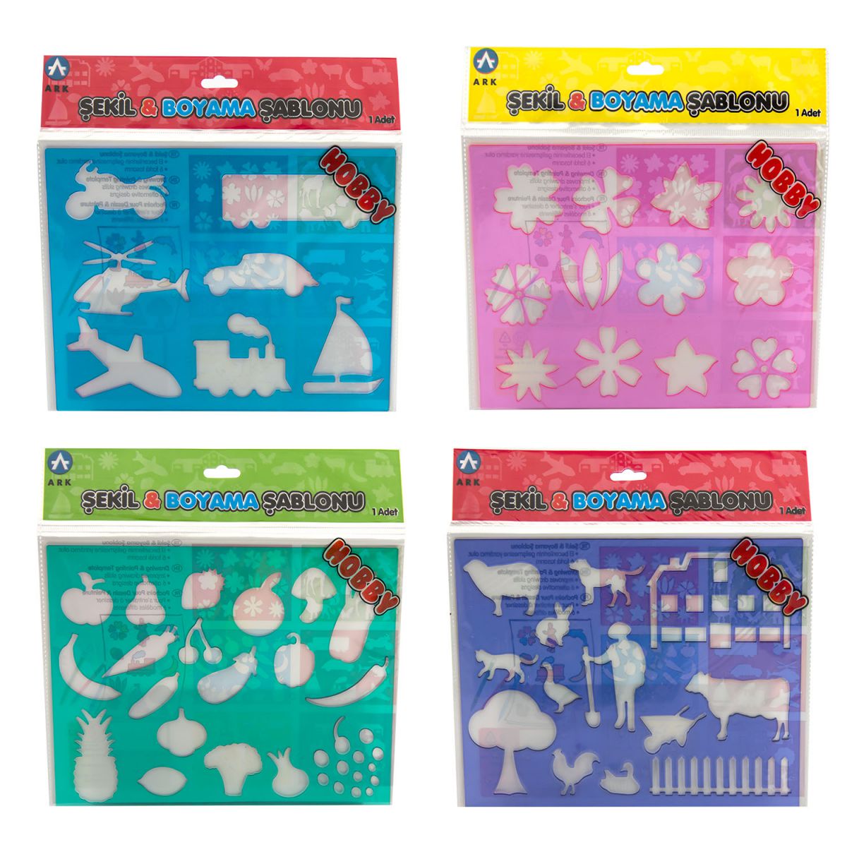 ŠABLON ZA CRTANJE CVEĆA ARK 1424