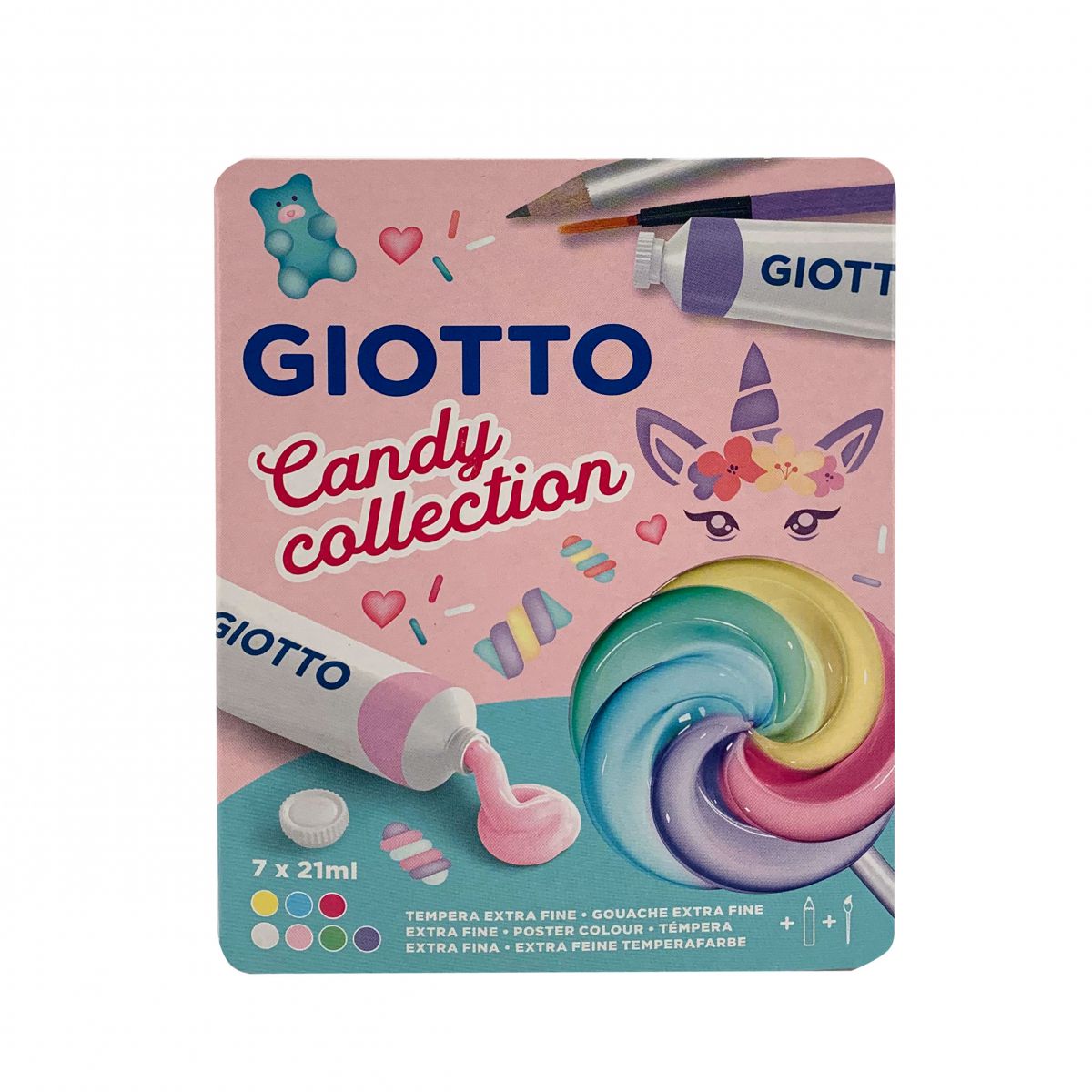 TEMPERA 7/1 21ml GIOTTO CANDY 302100