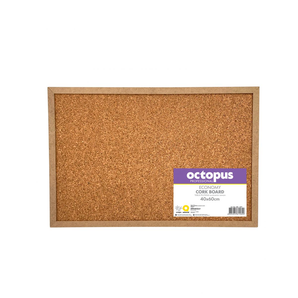 TABLA PLUTANA 40x60cm DRVENI RAM ECONOMIC OCTOPUS UNL-2477