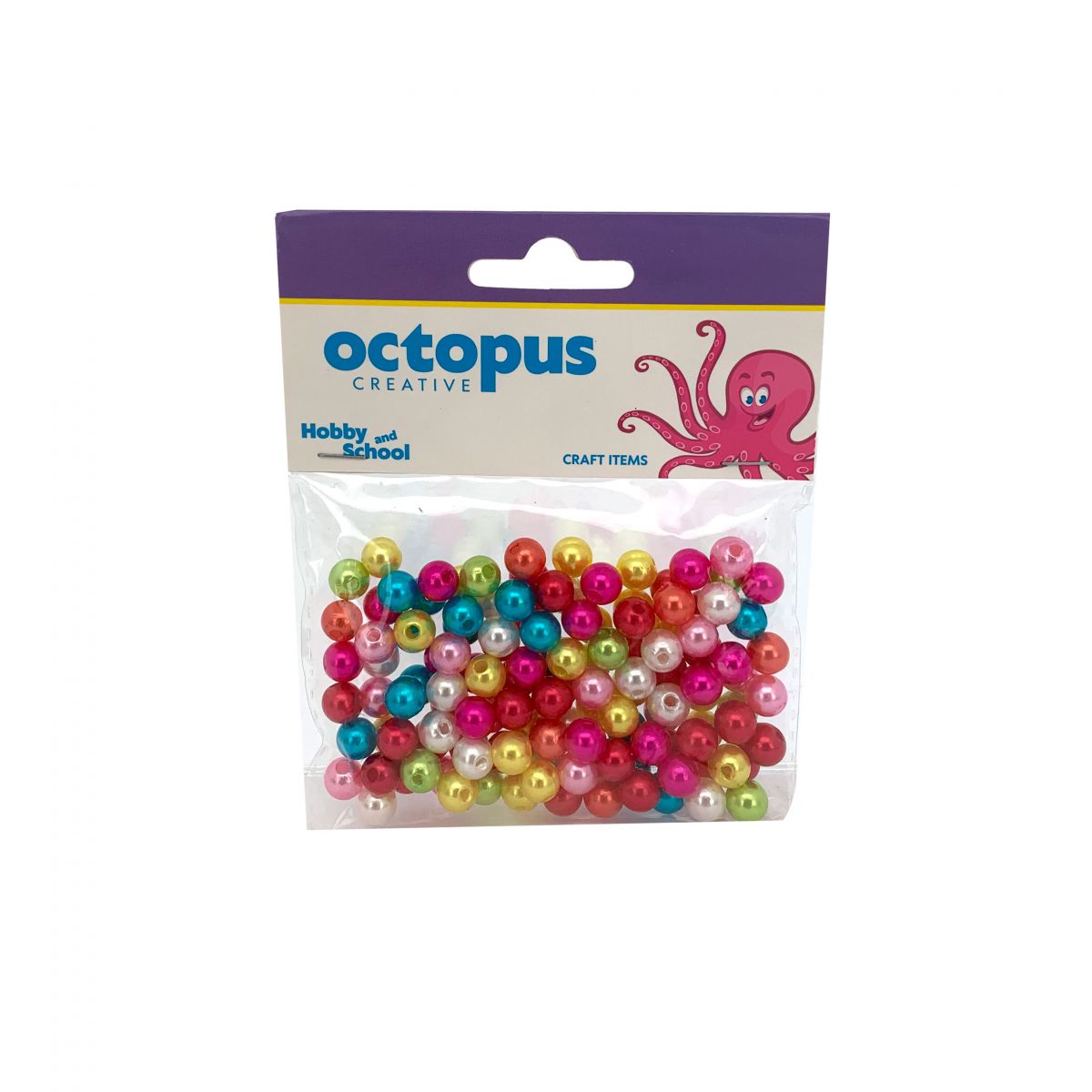 DEKORATIVNE PERLE MIX 8mm 30g UNL-2393 OCTOPUS