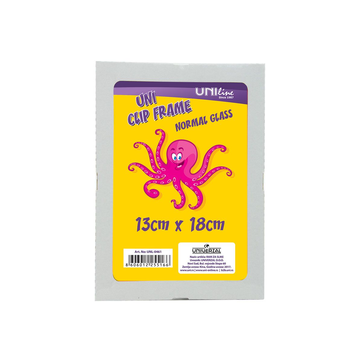 RAM ZA SLIKE 13x18cm CLIP UNI LINE UNL-0461
