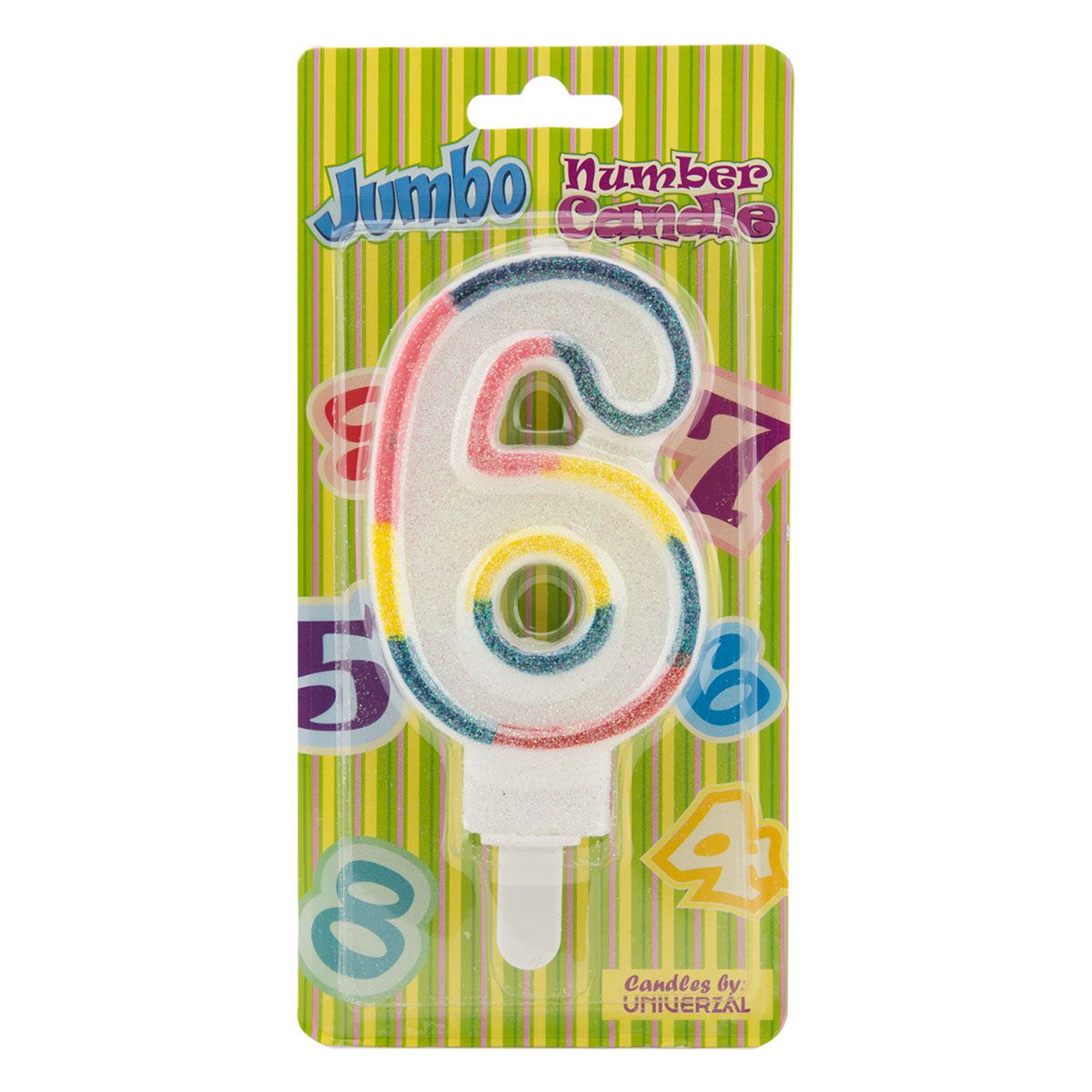 SVEĆA ROĐENDANSKA BROJ 6 JUMBO UNI-LINE UNL-1050