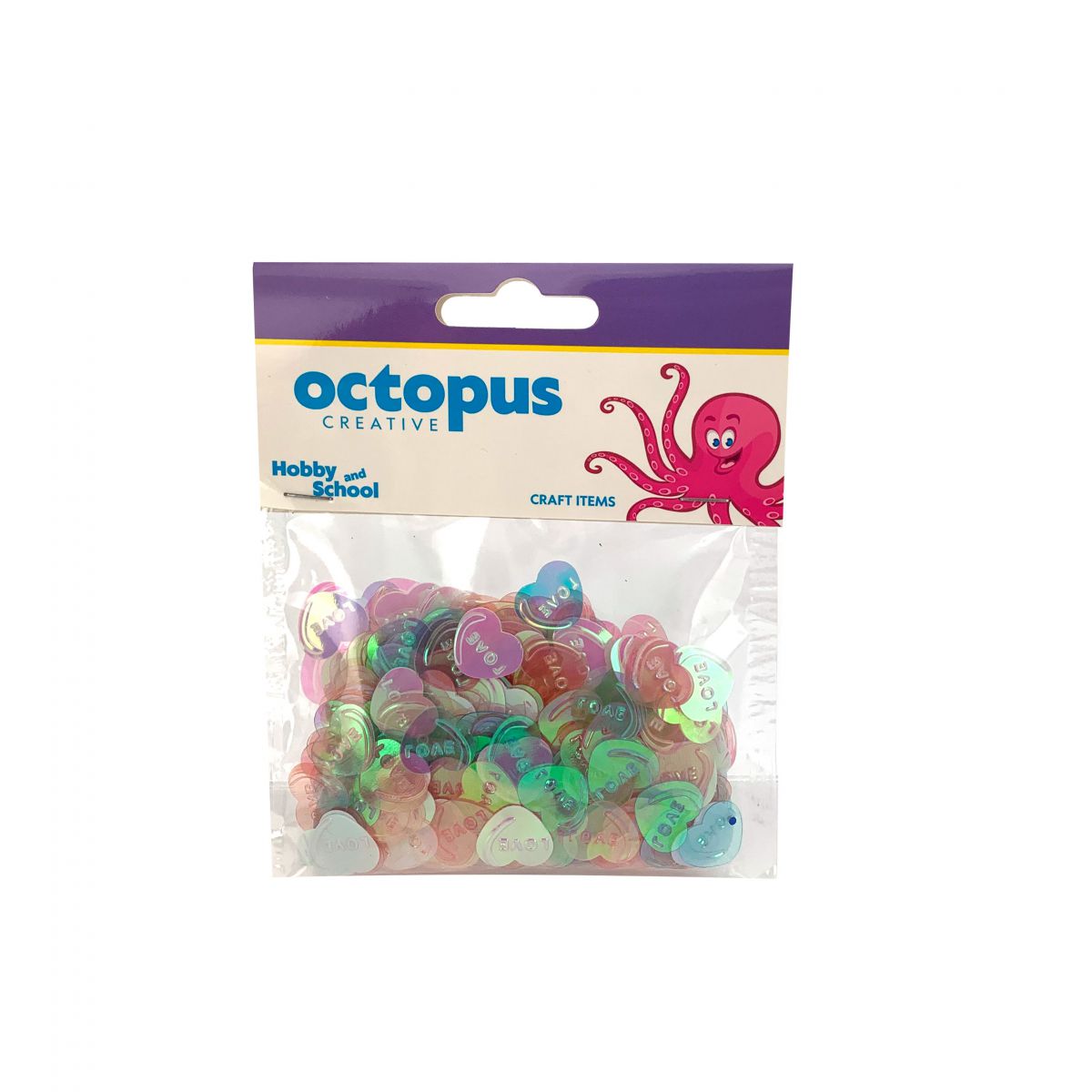 DEKORATIVNE KONFETE SRCA 13X13mm 14g UNL-0839