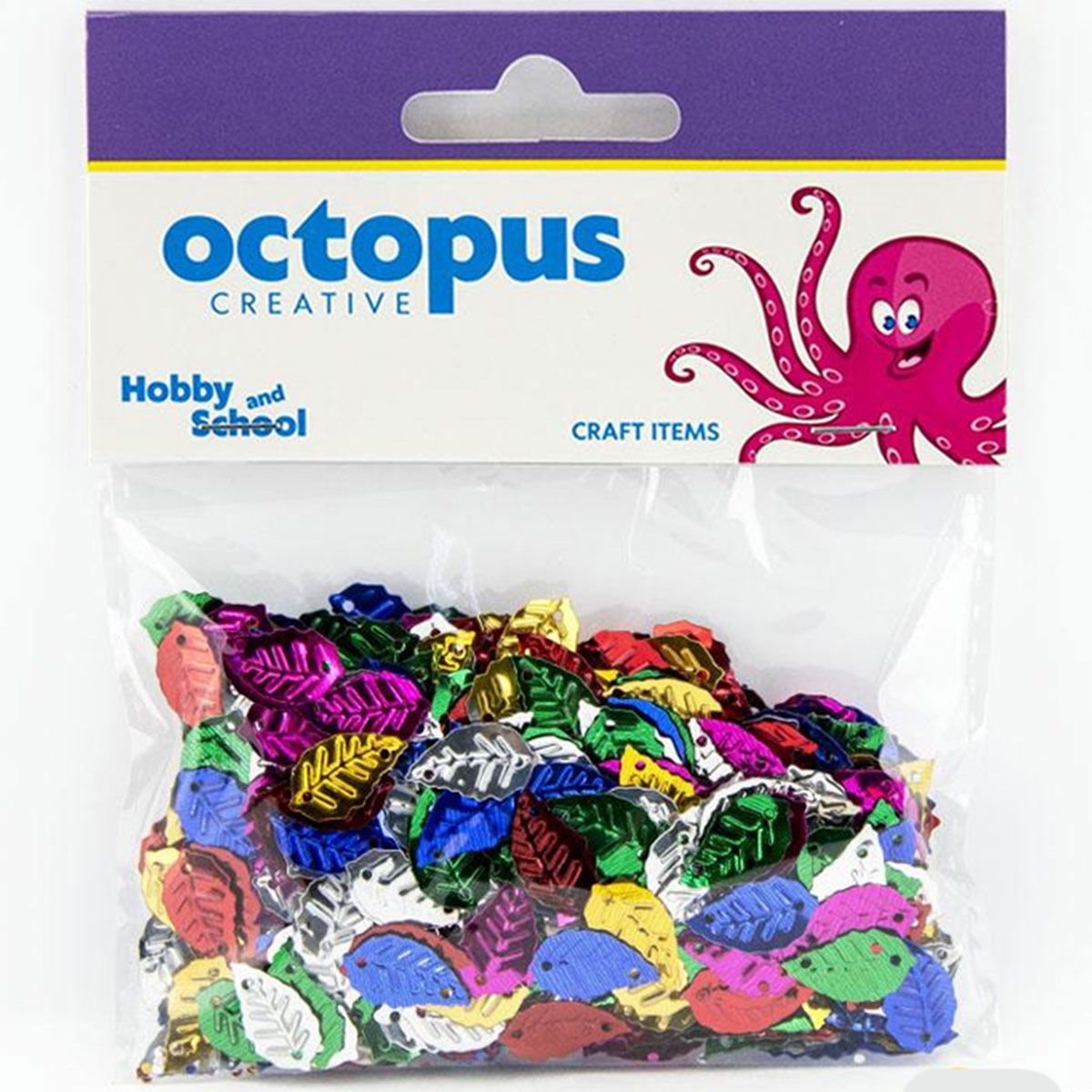 DEKORATIVNE KONFETE LIST 15X9mm 14g OCTOPUS UNL-0846