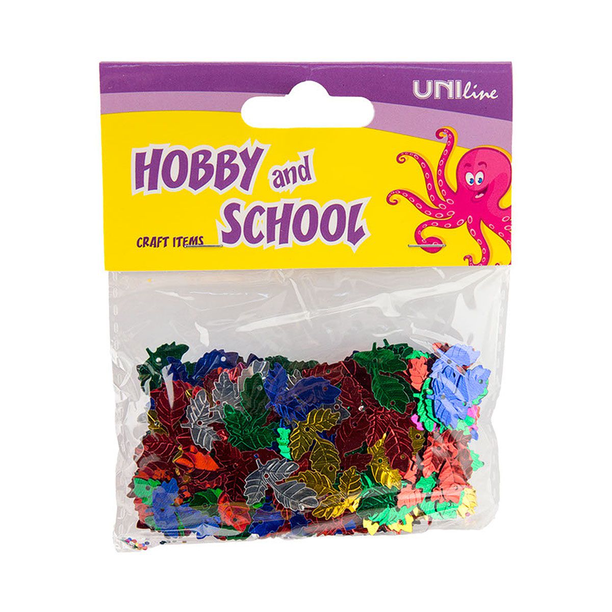 DEKORATIVNE KONFETE LIST 17X18mm 14g UNL-0847