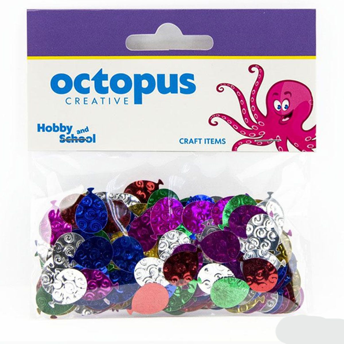 DEKORATIVNE KONFETE BALONI 11X15mm 14g OCTOPUS UNL-0851