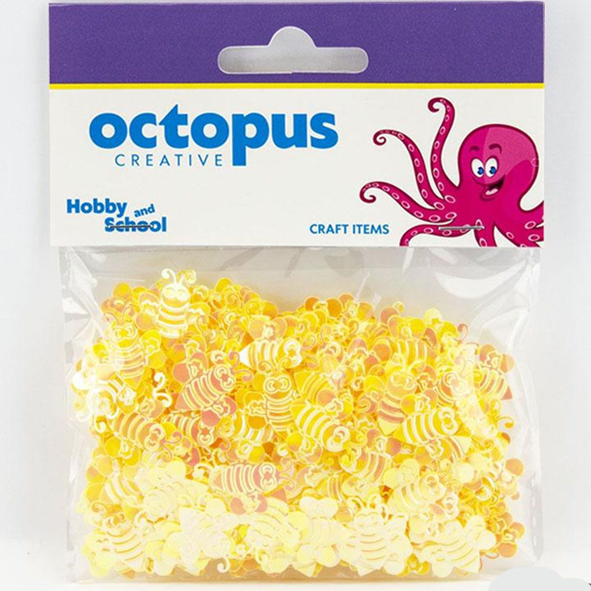 DEKORATIVNE KONFETE PČELICE 15X17mm 14g UNL-0857