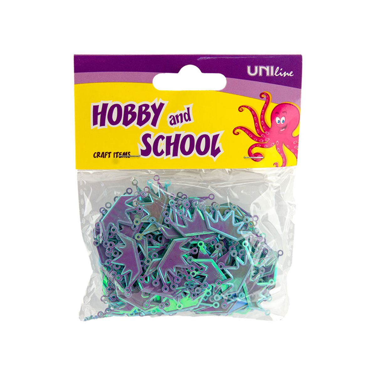 DEKORATIVNE KONFETE KRUNE 30X15mm 14g UNL-0858