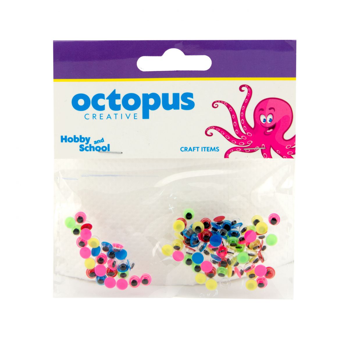 DEKORATIVNE OČI U BOJI 5mm 100kom OCTOPUS UNL-0865