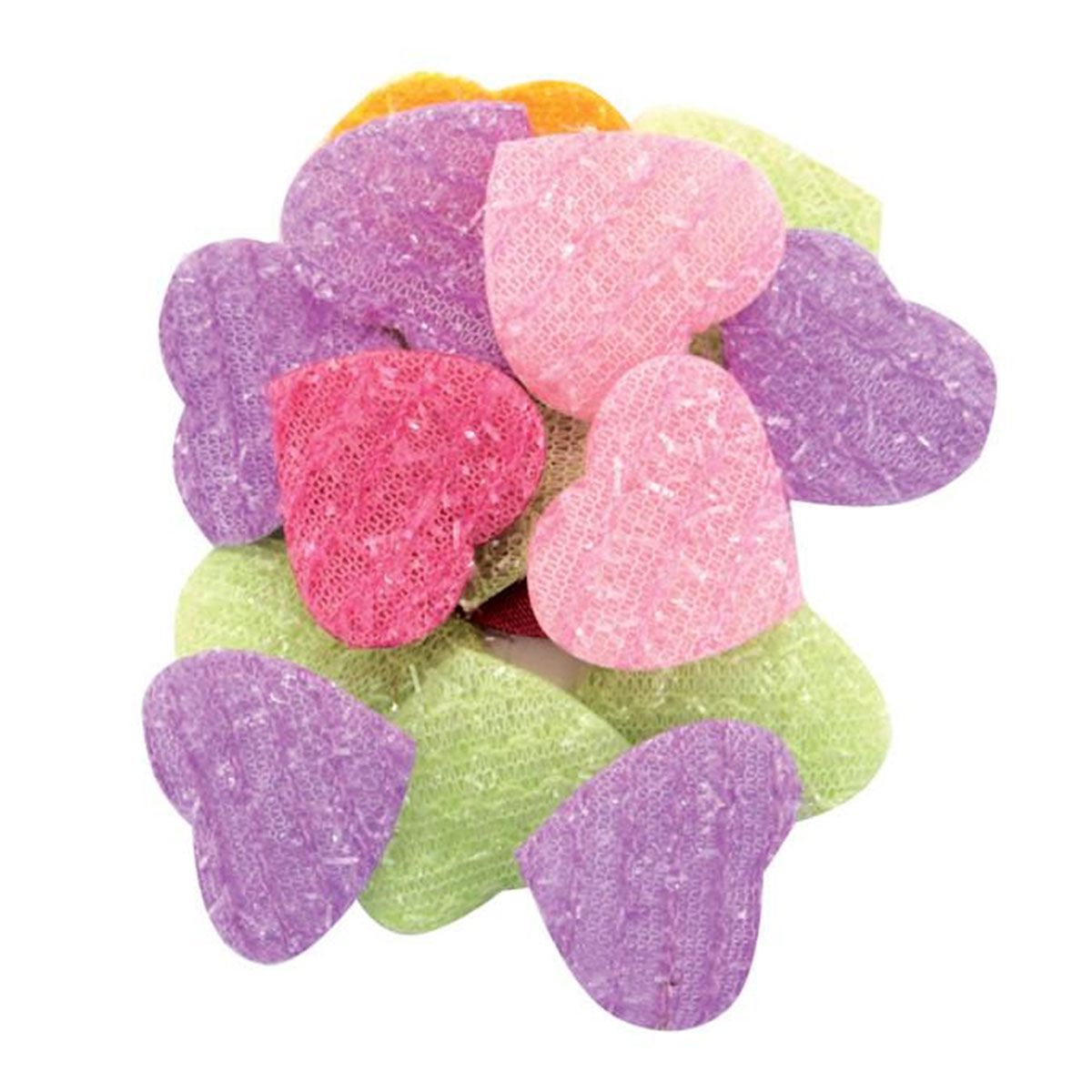 DEKORATIVNE MAŠNE OD TKANINE 4X2.5cm 12kom UNL-0869