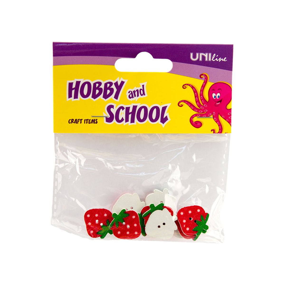 DEKORATIVNE JAGODICE OD DRVETA 20X20mm 10kom UNL-0880