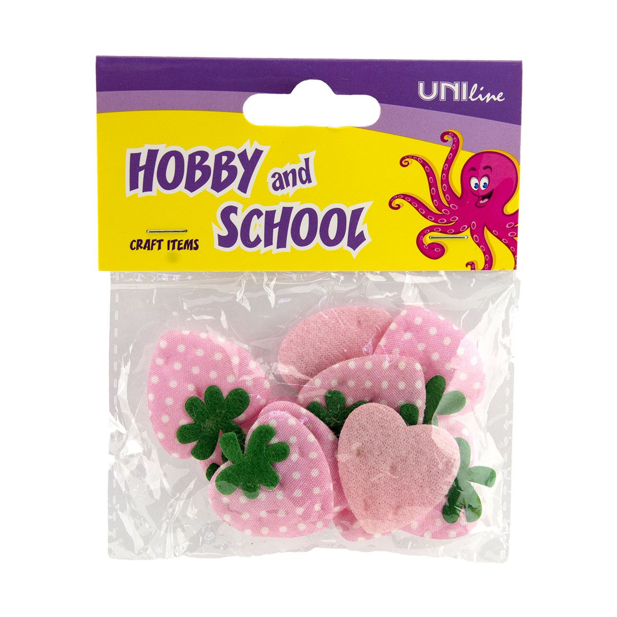 DEKORATIVNE JAGODE TEKSTIL 10/1 33x36mm UNL-1033