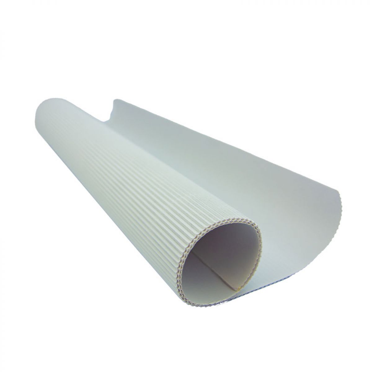 DEKORATIVNI KARTON REBRASTI 50x70cm BELI UNL-1109