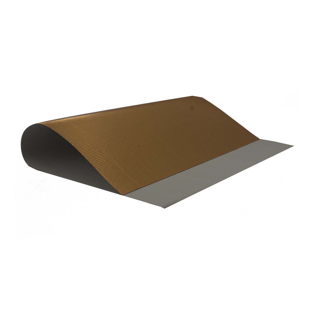 DEKORATIVNI KARTON REBRASTI 50x70cm ZLATNI UNL-1121