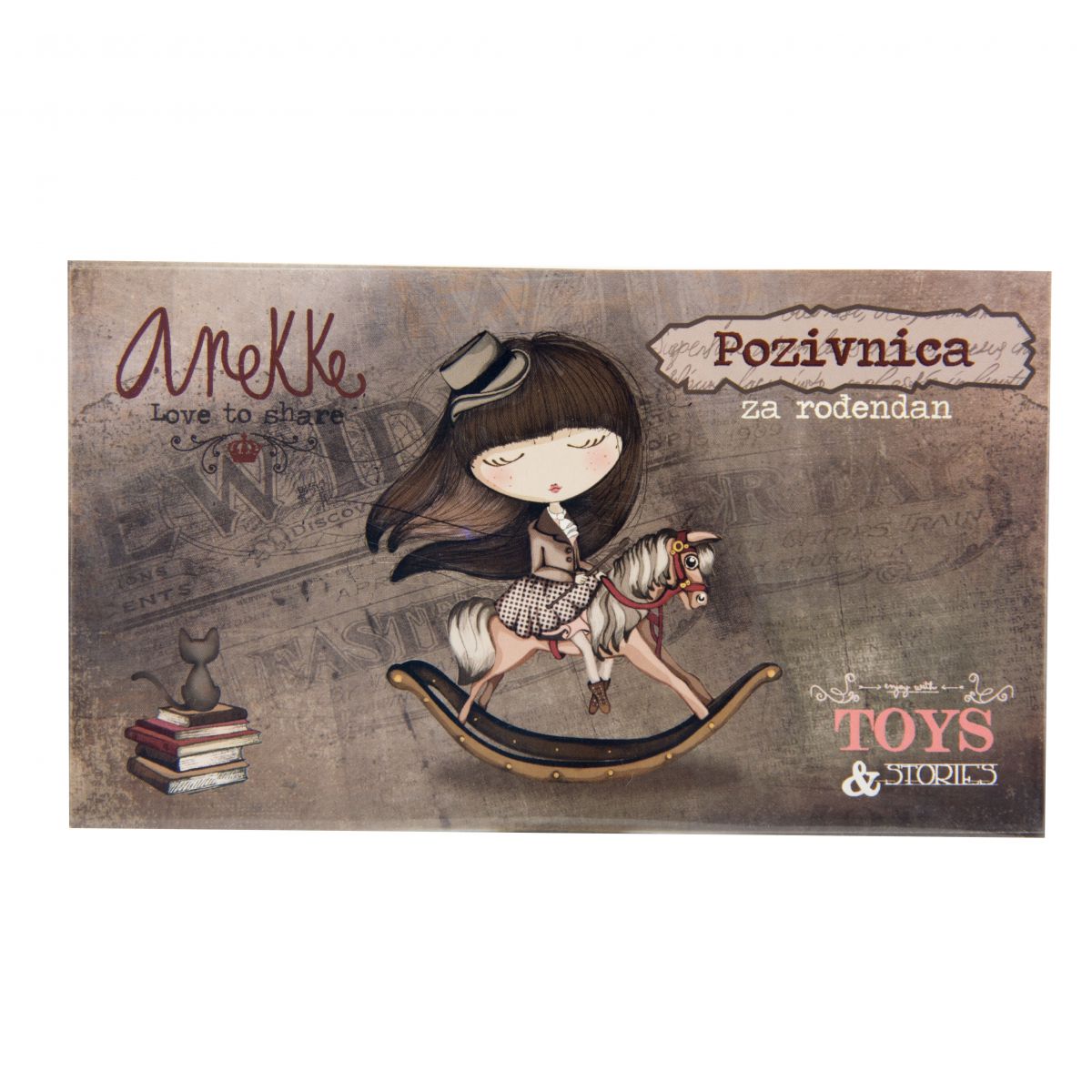 POZIVNICE ZA ROĐENDAN ANEKKE 10/1