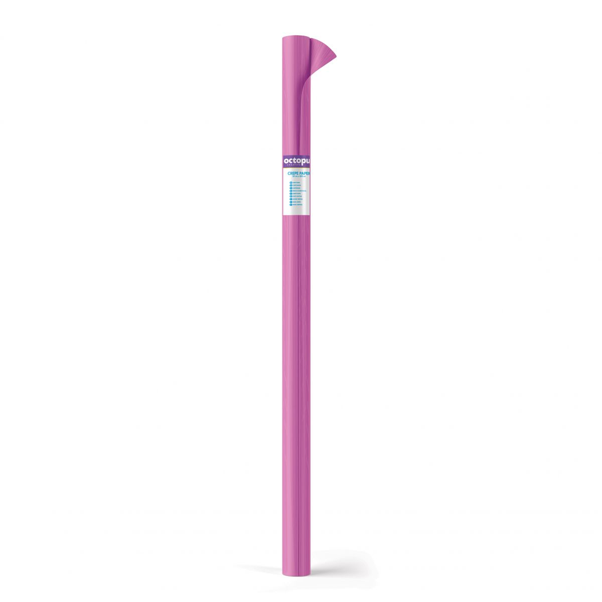 PAPIR KREP 50x200cm PINK TAMNO OCTOPUS UNL-1471