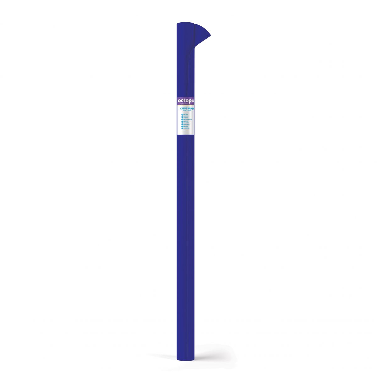 PAPIR KREP 50x200cm PLAVI TAMNO OCTOPUS UNL-1482