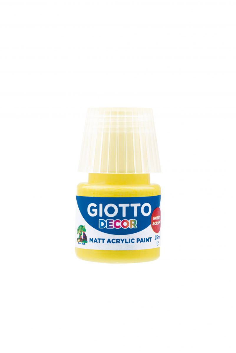BOJA AKRILNA ŽUTA GIALLO 25ML GIOTTO DECOR 538102