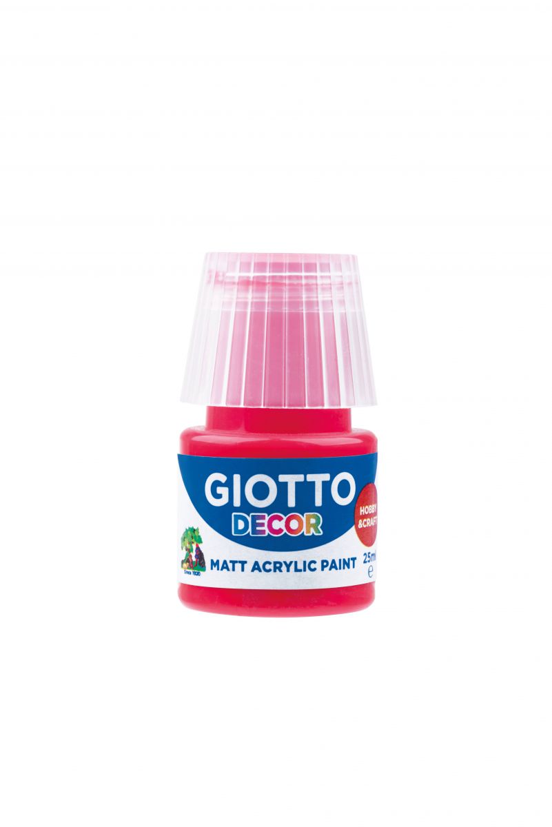 BOJA AKRILNA CRVENA VERMILION 25ML GIOTTO DECOR 538107