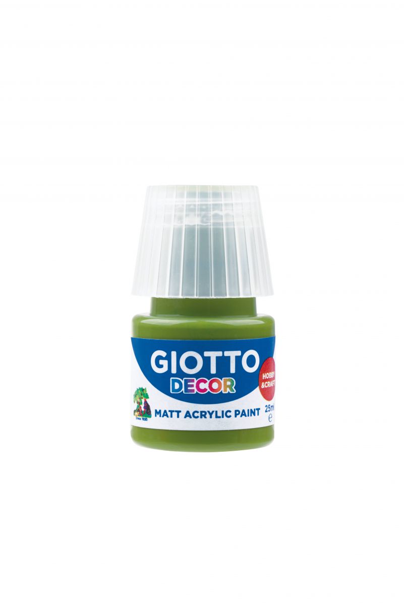 BOJA AKRILNA ZELENA MASLINASTA 25ML GIOTTO DECOR 538112