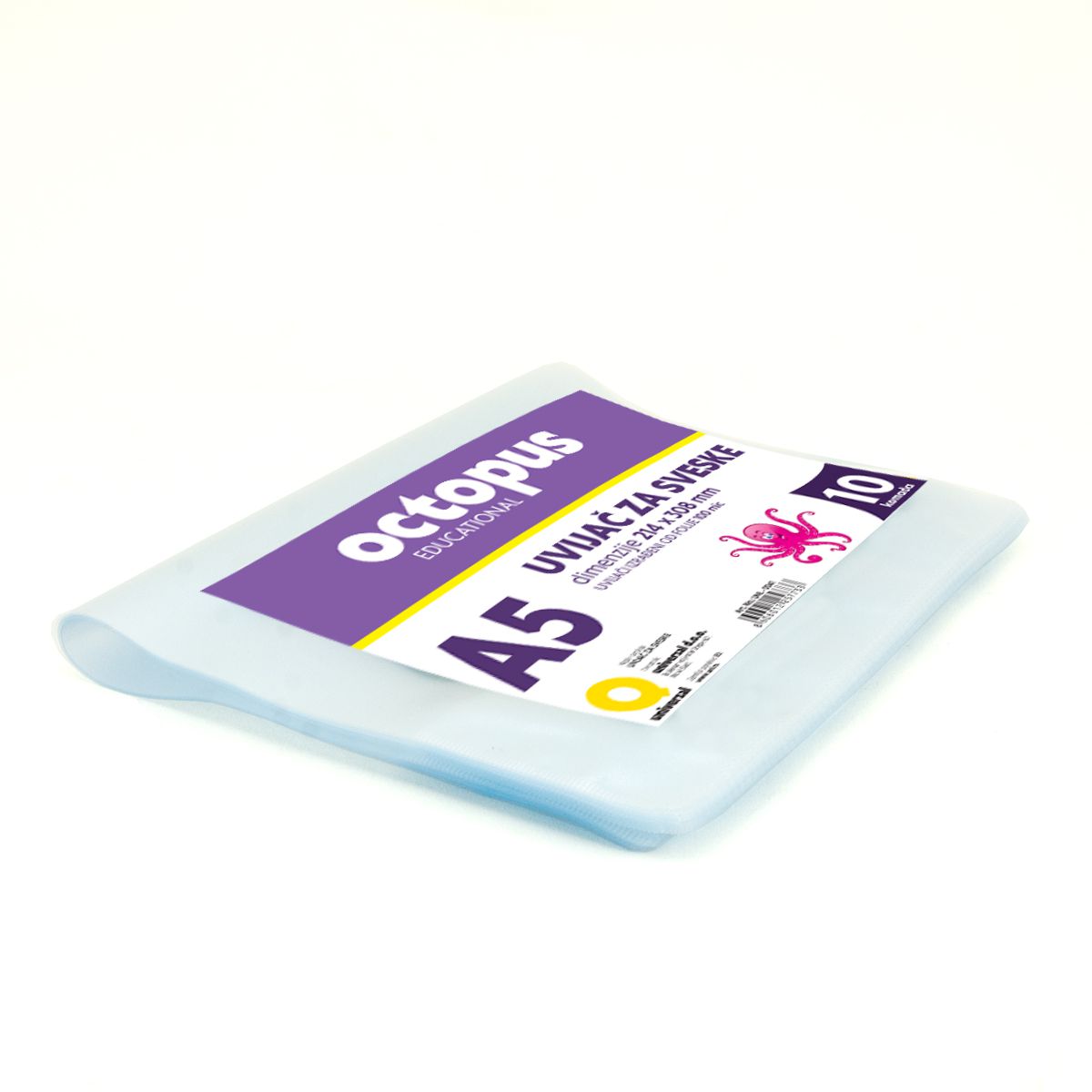UVIJAČ A5 ZA SVESKE 10/1 I KLASA OCTOPUS UNL-0041