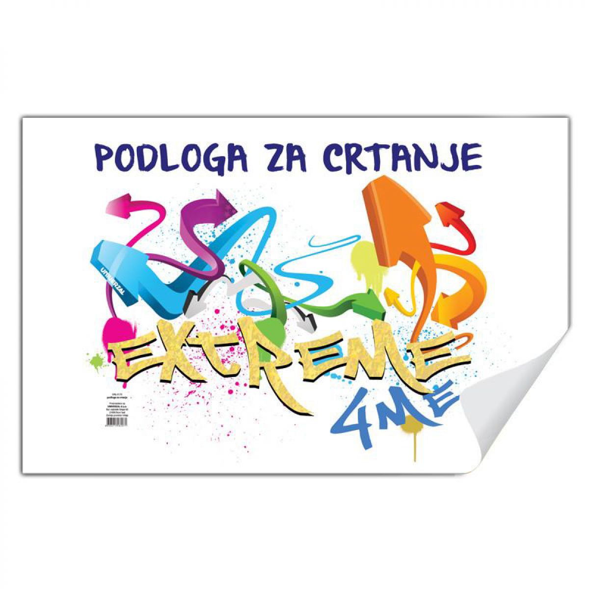 PODLOGA ZA CRTANJE OCTOPUS UNL-0170