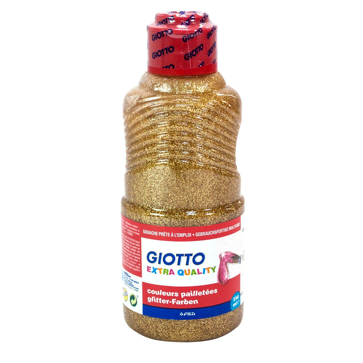 TEMPERA 250ml GIOTTO ZLATNA SA ŠLJOKICAMA 531201