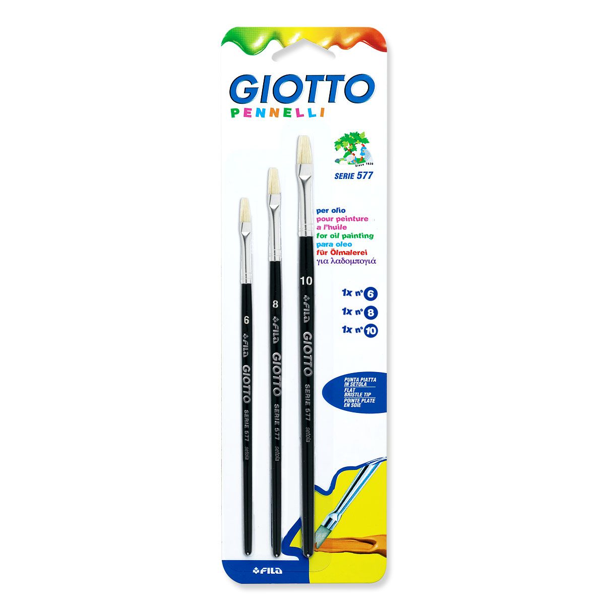 ČETKICE PLAKAT 3/1 6-8-10 GIOTTO 0026200