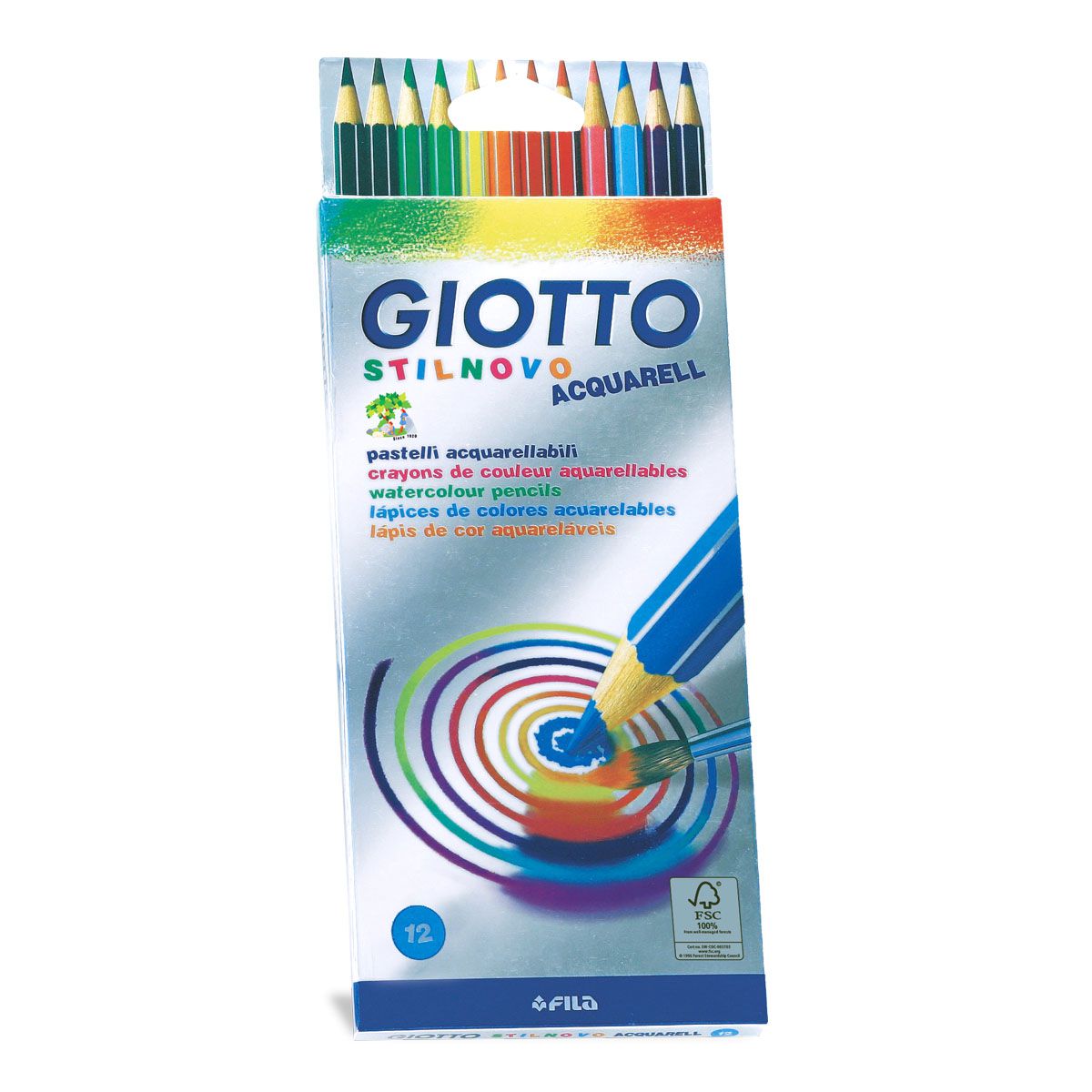DRVENE BOJE 12/1 GIOTTO STILNOVO AQUARELL 0255700