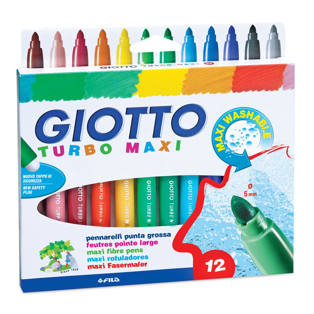 FLOMASTER 12/1 GIOTTO TURBO MAXI BLISTER 0076200