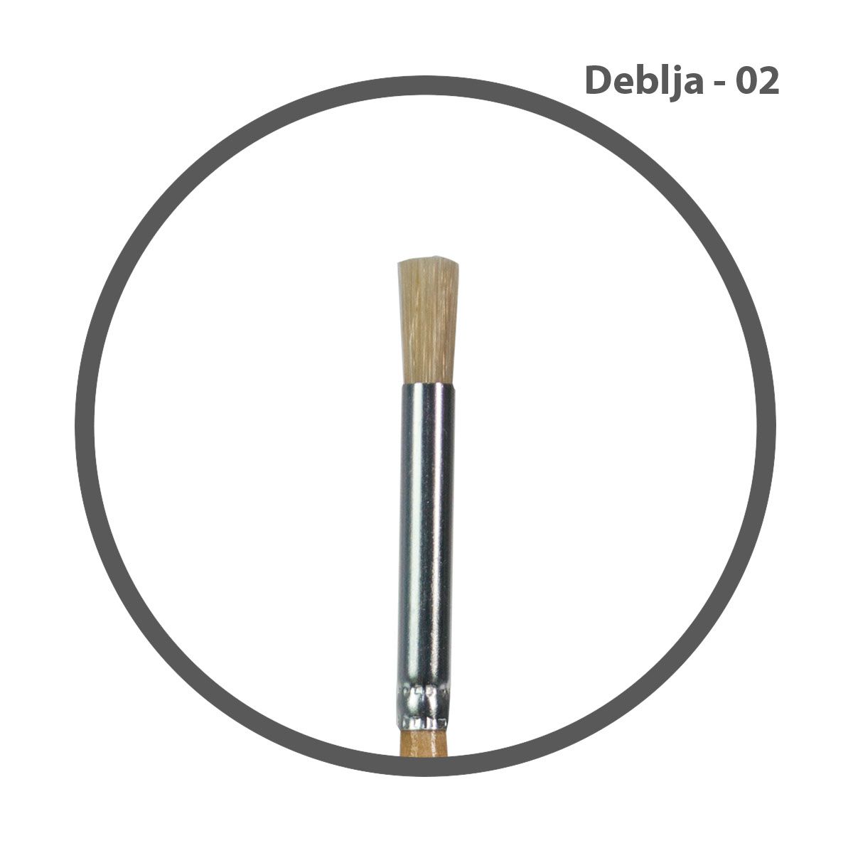 ČETKICA MILAN 80313 20 BR.2 DEBLJA