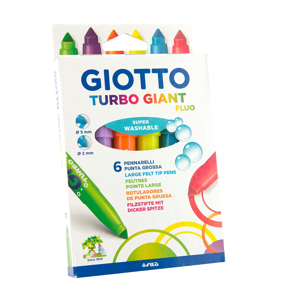 FLOMASTER 6/1 GIOTTO FLUO GIANT 0433000