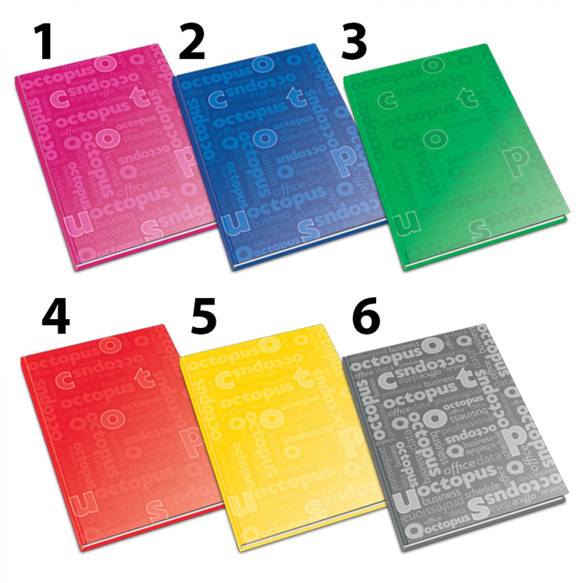 SVESKA A4 TVRDI POVEZ DIKTO OFFICE 80LISTA OCTOPUS UNL-0572