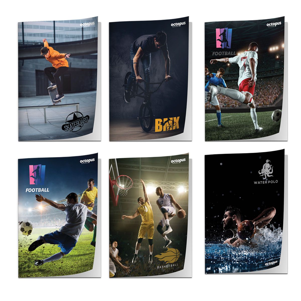 SVESKA A4 ČISTA 52L SPORT 80g OCTOPUS UNL-0731